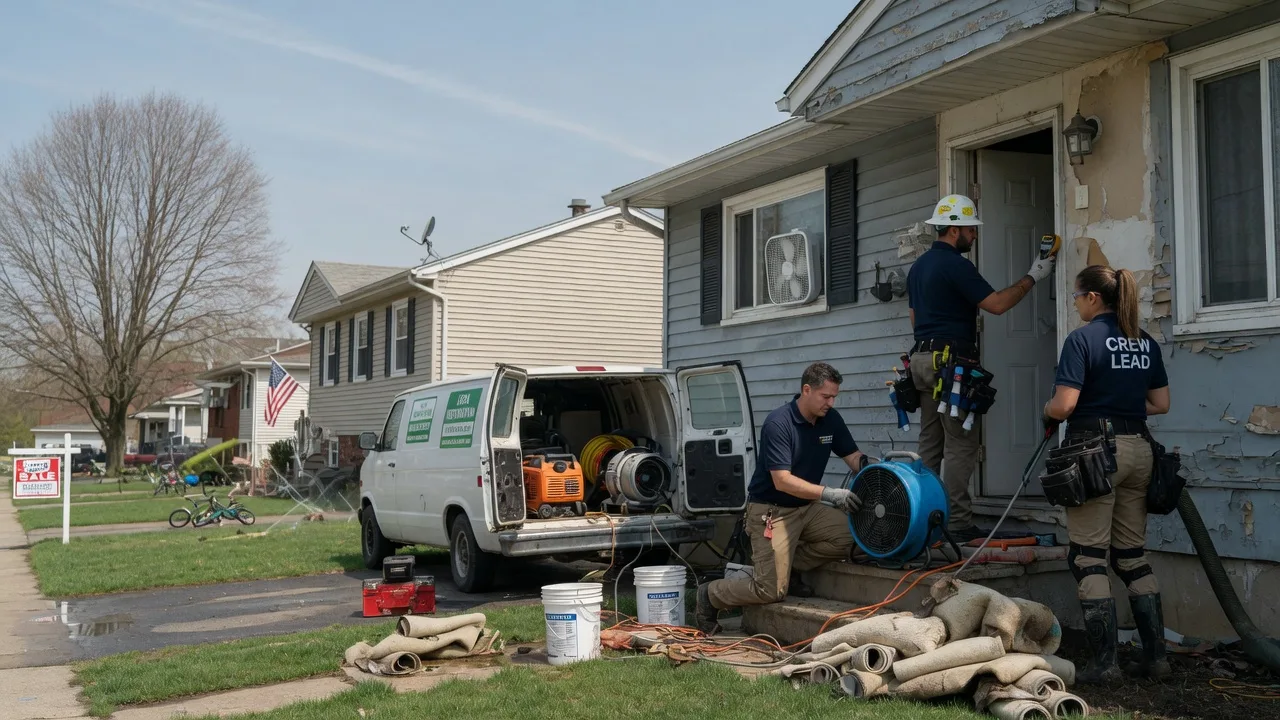 Flood Cleanup in Ledgewood, NJ near me